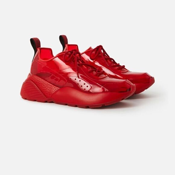 Stella McCartney red transparent eclipse sneakers - Picture 1 of 3
